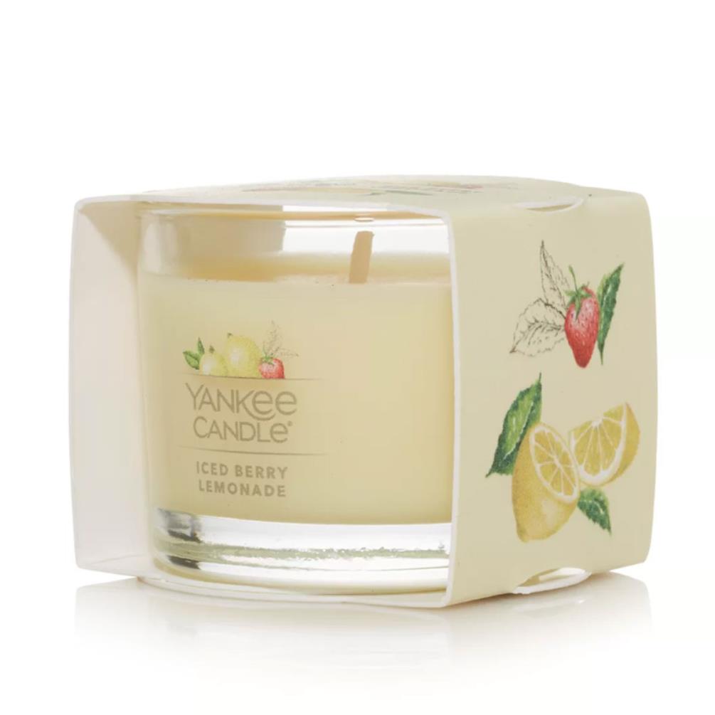 Yankee Candle Iced Berry Lemonade Filled Votive Candle Extra Image 1